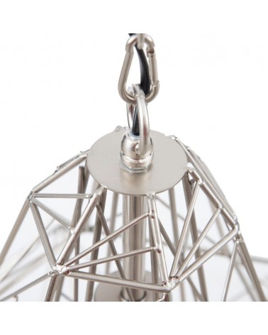 Lámpara de techo Trillare metal plateado 30x30x36 cm - 3