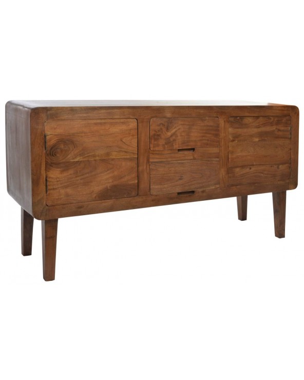Mueble TV Armando madera acacia nogal natural 150x45x78 Colonial