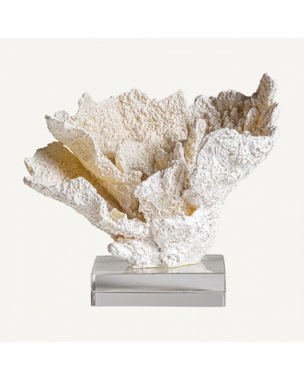 Figura Decorativa resina blanco 14x11x13 - 1