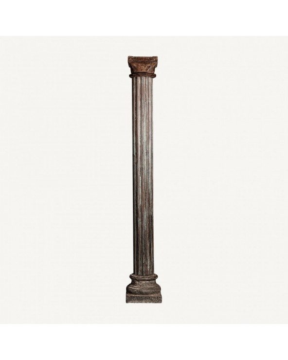 Columna Aceline madera de teka 34x34x242 Étnico - 1