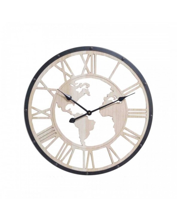 Reloj pared madera 50x5x50 cm mod. 23-21005 - 1