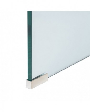Mesa auxiliar transparente cristal 12mm 63x50x48 - 7