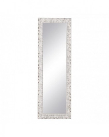 Espejo gravado blanco decoración 52x2x153 - 1