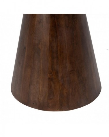 Mesa comedor marrón madera de mango 100x100x76 - 6
