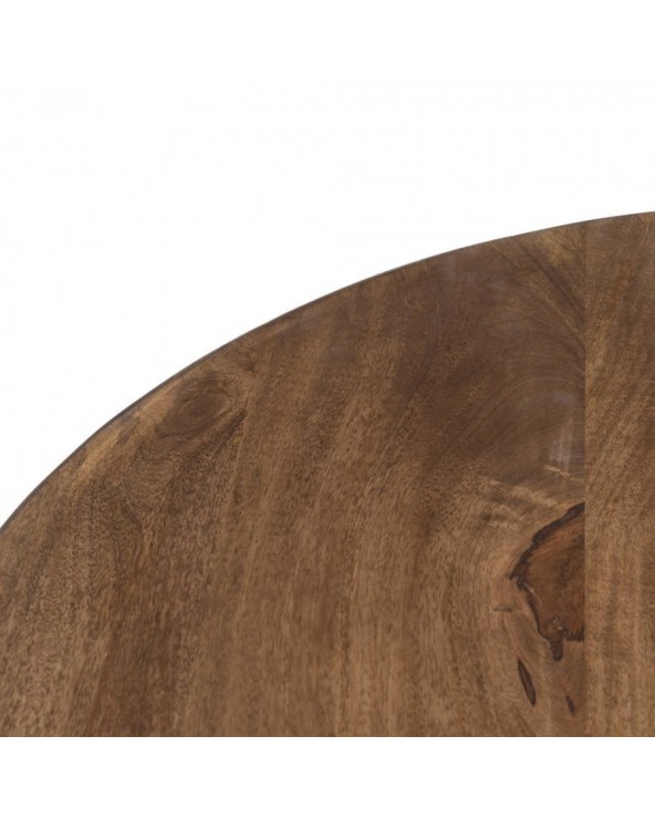 Mesa comedor Timian madera mango natural 100x100x76 - 6